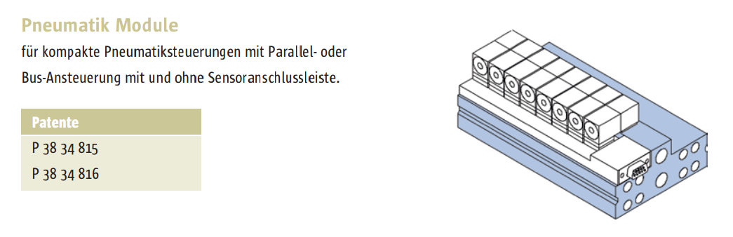 Pneumatikmodule